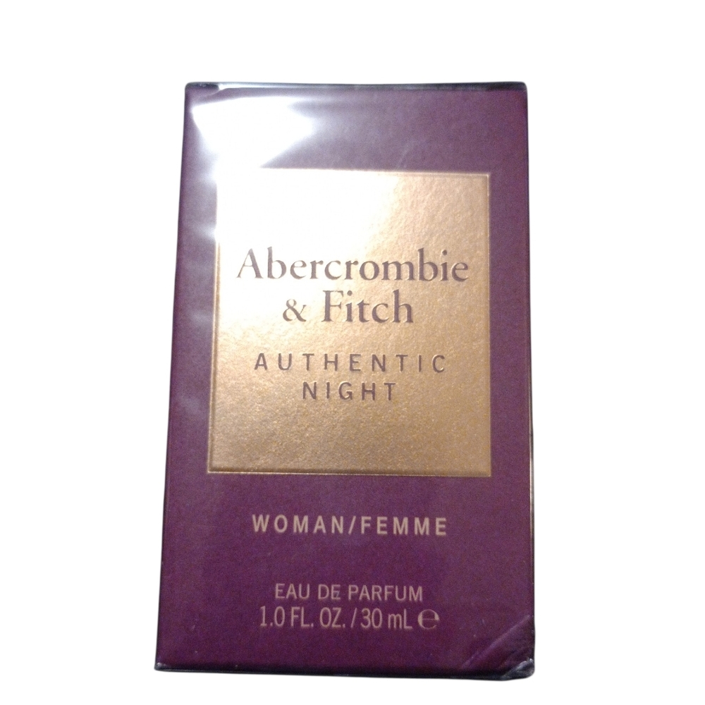 Abercrombie & Fitch Authentic Night Eau de Parfum, 1.0 Fl. Oz. NWT